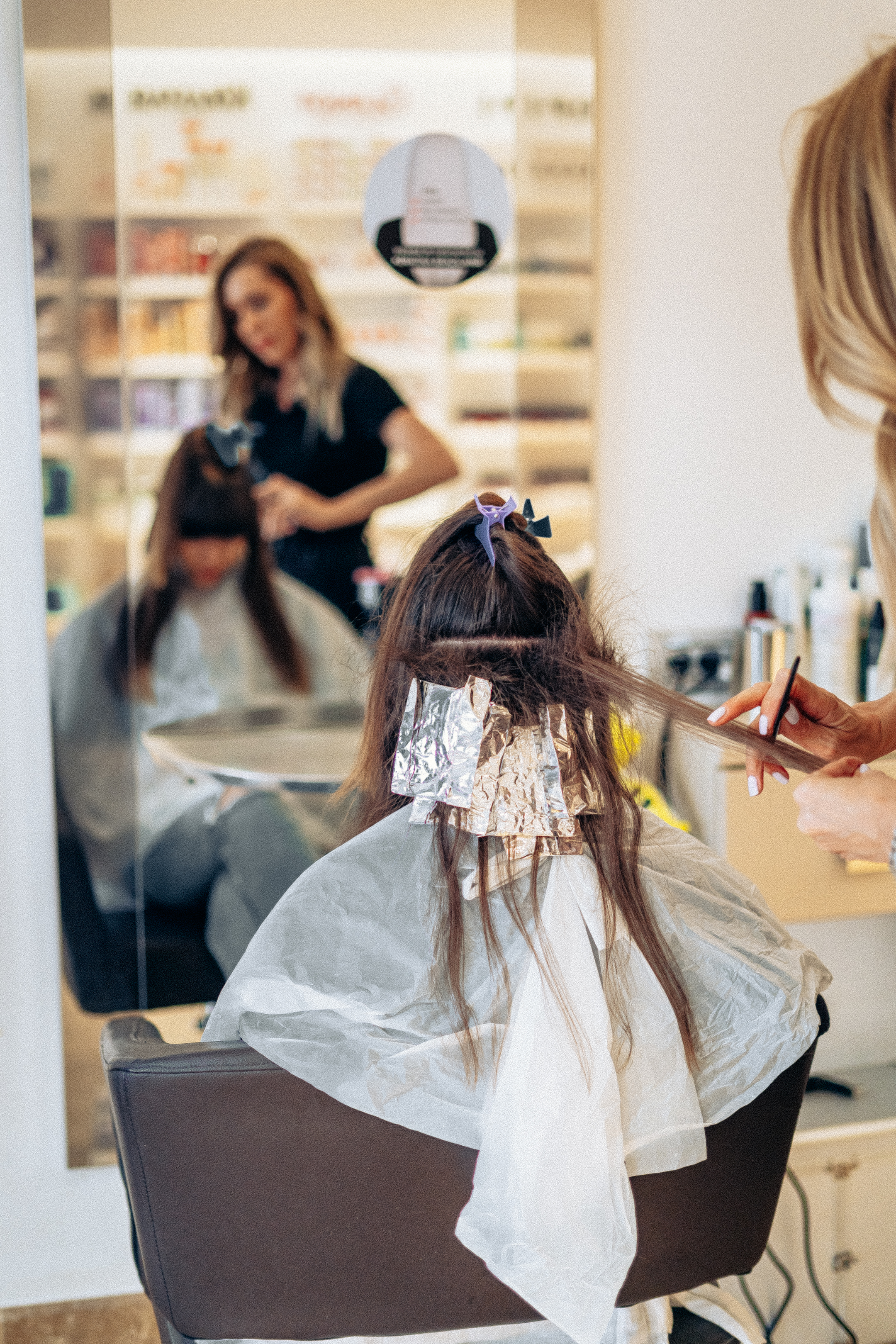 etape realizare Balayage