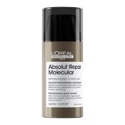 Crema cu protectie termica, fara clatire pentru par deteriorat L’Oreal Professionnel Absolut Repair Molecular,  100 ml