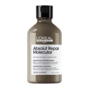 Sampon pentru par deteriorat L’Oreal Professionnel Serie Expert Absolut Repair Molecular, 300 ml
