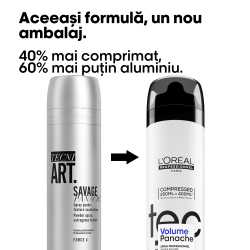Spray fixativ cu pulbere uscata L’Oreal Professionnel Tecni.Art Volume Panache, 250 ml