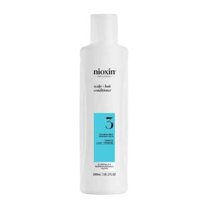 Balsam profesional fortifiant impotriva ruperii pentru par vopsit sau deteriorat cu aspect usor subtiat Nioxin System 3 Scalp + Hair Conditioner, 300 ml