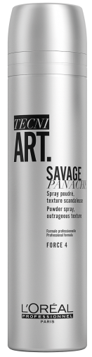 Spray fixativ cu pulbere uscata L’Oreal Professionnel Tecni.Art Savage Panache Pure, 250 ml