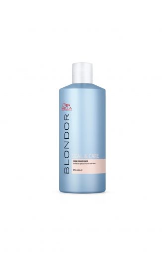 Balsam tratament pentru par blond Wella Professionals Blondor Seal and Care, 500 ml