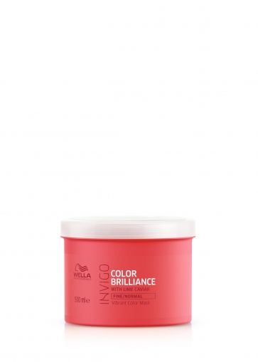 Masca pentru par vopsit, fin sau normal Wella Professionals Invigo Color Brilliance Vibrant Color Mask Fine/Normal Hair, 500 ml