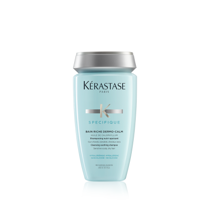 Sampon pentru scalp sensibil si par uscat Kerastase Specifique Dermocalm Bain Riche,  250 ml