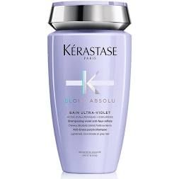Sampon pentru neutralizarea tonurilor galbene Kerastase Blond Absolu Bain Ultra- Violet, 250 ml