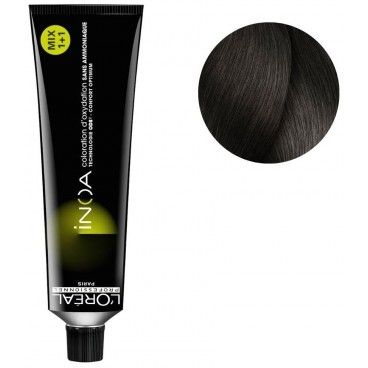Vopsea de par permanenta L’Oréal Professionnel Inoa 6.1, Blond Cenusiu Inchis, 60 ml