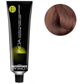 Vopsea de par permanenta L’Oréal Professionnel Inoa 6.35, Blond inchis auriu rosiatic, 60 ml