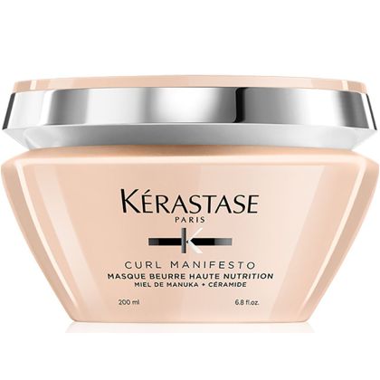Masca de par pentru par ondulat si cret Kerastase Curl Manifesto Masque Beurre Haute Nutrition 200 ml