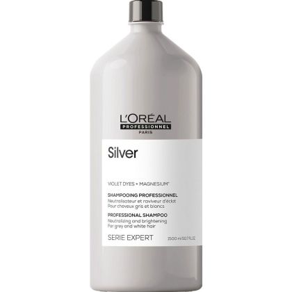 Sampon pentru par carunt sau alb L'Oréal Professionnel Serie Expert SILVER 1500 ml