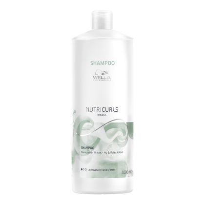 Sampon pentru definirea buclelor Wella Professionals Nutricurls Shampoo - Waves, 1000 ml