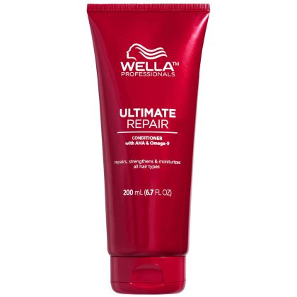 Balsam Reparare cu AHA & Omega 9 pentru Par Deteriorat  Wella Professionals Ultimate Repair Deep Conditioner, 200 ml