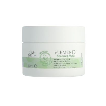 Masca de par vegana pentru toate tipurile de par Wella Professionals Elements Renewing , 150 ml 