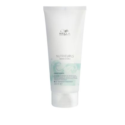 Balsam pentru par cret si ondulat Wella Professionals Nutricurls Waves & Curls Detangling Conditioner, 200 ml