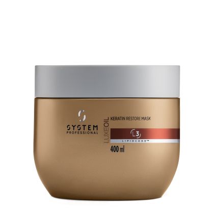 Masca Reparatoare System Professional LuxeOil Keratin Restore Mask L3, 400 ml