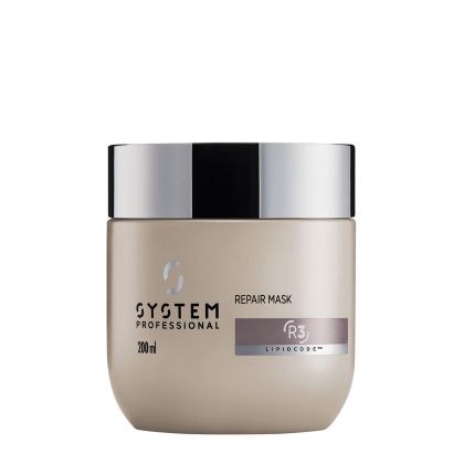 Masca reparatoare pentru par degradat System Professional Repair R3, 200 ml
