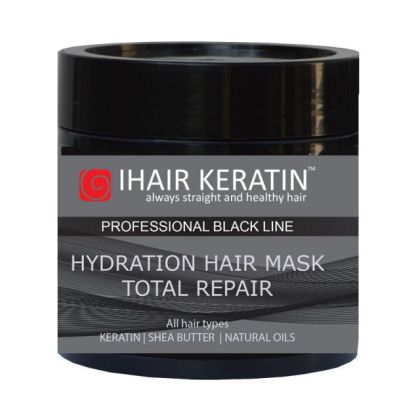 Masca hidratanta Ihair Keratin Hydration Total Repair Mask Black Line, 500 ml