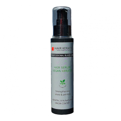Ser cu keratina pentru stralucire si antifrizz  Ihair Keratin Shine & Antifrizz Vega Serum Black Line, 100 ml
