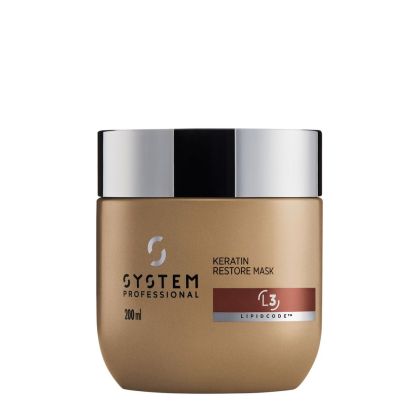 Masca pentru par degradat System Professional LuxeOil Keratin Intense L3I, 200 ml