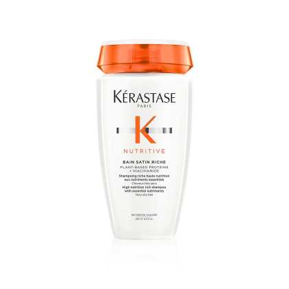 Sampon ultra-hranitor pentru par uscat foarte uscat Kérastase Nutritive Bain Satin Riche, 250 ml