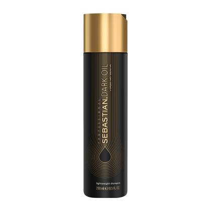 Sampon cu ulei de argan si jojoba pentru toate tipurile de par Sebastian Professional Dark Oil Lightweight Shampoo, 250 ml