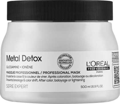 Masca sistem protectie anti-depunere metale L'Oréal Professionnel Serie Expert  Metal Detox, 500 ml