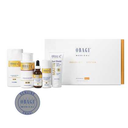 Sistem complet de ingrijire pentru luminozitate OBAGI-C Fx System - NORMAL TO OIL 5 Produse