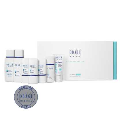 Sistem complet antiaging impotriva hiperpigmentarii Obagi Nu-Derm  Skin Transformation System - NORMAL TO DRY 7 Produse