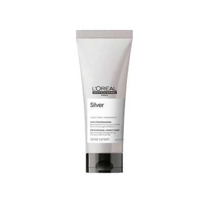 Balsam de par, pentru neutralizarea tonurilor galbene nedorite L’Oreal Professionnel Serie Expert Silver, 200 ml