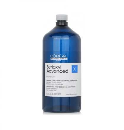 Sampon purificator si pentru mai multa densitate, pentru par fin L'Oréal Professionnel Serie Expert Serioxyl Advanced, 1500 ml