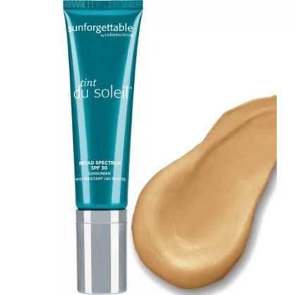 Fond de ten cu protecție solară Colorescience Tint du Soleil SPF 30 - Medium; 30 ml