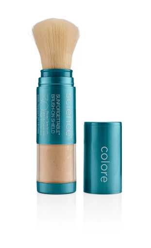 Pudră minerală cu protecție solară Colorescience Sunforgettable® Brush-On Shield SPF 30 Medium EU, 6 g