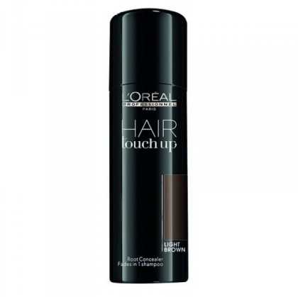 Spray corector profesional pentru acoperirea firelor albe de par L'Oréal Professionnel Hair Touch Up Light Brown, 75 ml