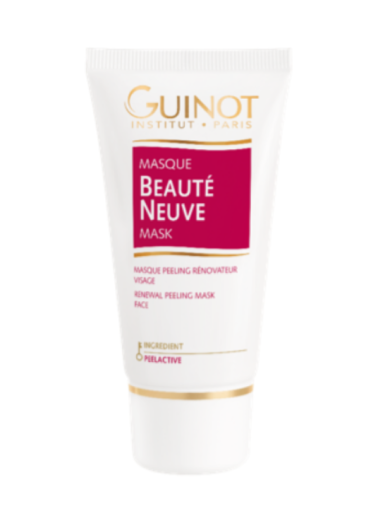 Masca regeneranta de fata Guinot Masque Beaute Neuve cu efect de exfoliere, 50 ml