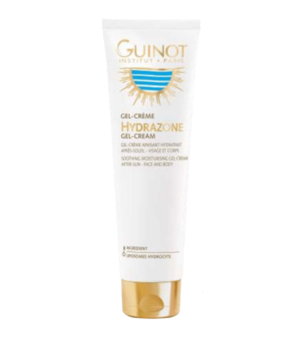Gel calmant dupa expunerea la soare pentru fata si corp Guinot Hydrazone Gel Creme After Sun Care, 150ml