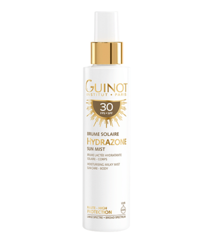 Spray protectie solara corp Guinot Hydrazone Brume Lactee Hydratante Solaire SPF30, 150ml