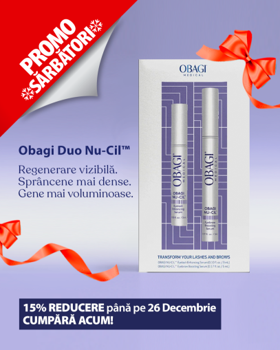 Pachet Obagi Duo Nu-Cil™ - Nu-Cil™ Eyebrow Boosting Serum 5ml + Nu-Cil™ Eyelash Enhancing Serum 3ml 