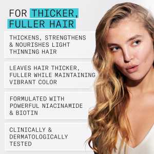 Sampon profesional fortifiant impotriva ruperii pentru par vopsit sau deteriorat cu aspect usor subtiat Nioxin System 3 Scalp + Hair Shampoo, 300 ml