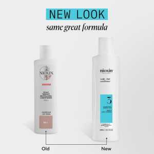 Balsam profesional fortifiant impotriva ruperii pentru par vopsit sau deteriorat cu aspect usor subtiat Nioxin System 3 Scalp + Hair Conditioner, 300 ml