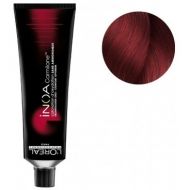 Vopsea de par permanenta L’Oréal Professionnel Inoa Carmilane 6.66, blond inchis rosu profund, 60 ml