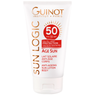 Lapte de corp cu protectia avansata UVA/UVB FPS50 Guinot Age Sun Lait Solaire Anti Age FPS 50 - 150 ml