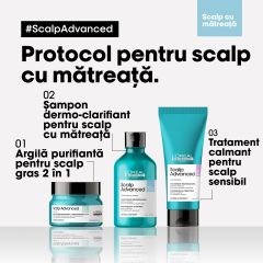 Sampon profesional anti-matreata pentru scalp cu matreata L’Oreal Professionnel Scalp Advanced, 300 ml