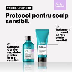 Sampon pentru scalp sensibil L’Oreal Professionnel Scalp Advanced, 1500 ml