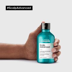 Sampon profesional pentru scalp gras L’Oreal Professionnel Scalp Advanced, cu 3% AHA, 1500 ml