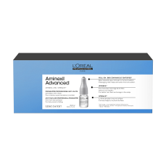 Fiole anti-cadere a parului L’Oreal Professionnel Aminexil Advanced, cu Aminexil si Omega-6, 42x6ml