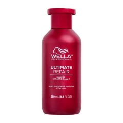 Sampon Reparator cu AHA & Omega 9 pentru Par Deteriorat  Wella Professionals Ultimate Repair, 250 ml