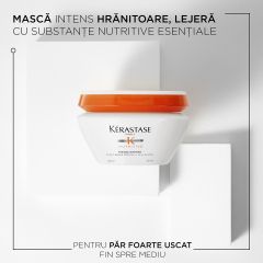 Masca intens hranitoare par par foarte uscat, fin-mediu Kérastase Nutritive Masquintese, 200 ml