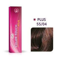 Vopsea de par semipermanenta Wella Professional Color Touch Plus 55/04, 60 ml