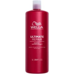 Sampon Reparator cu AHA & Omega 9 pentru Par Deteriorat  Wella Professionals Ultimate Repair, 1000 ml