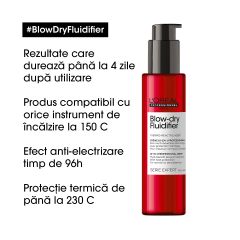 Crema modelatoare termo-protectoare L’Oreal Professionnel Fluidifier, 150 ml